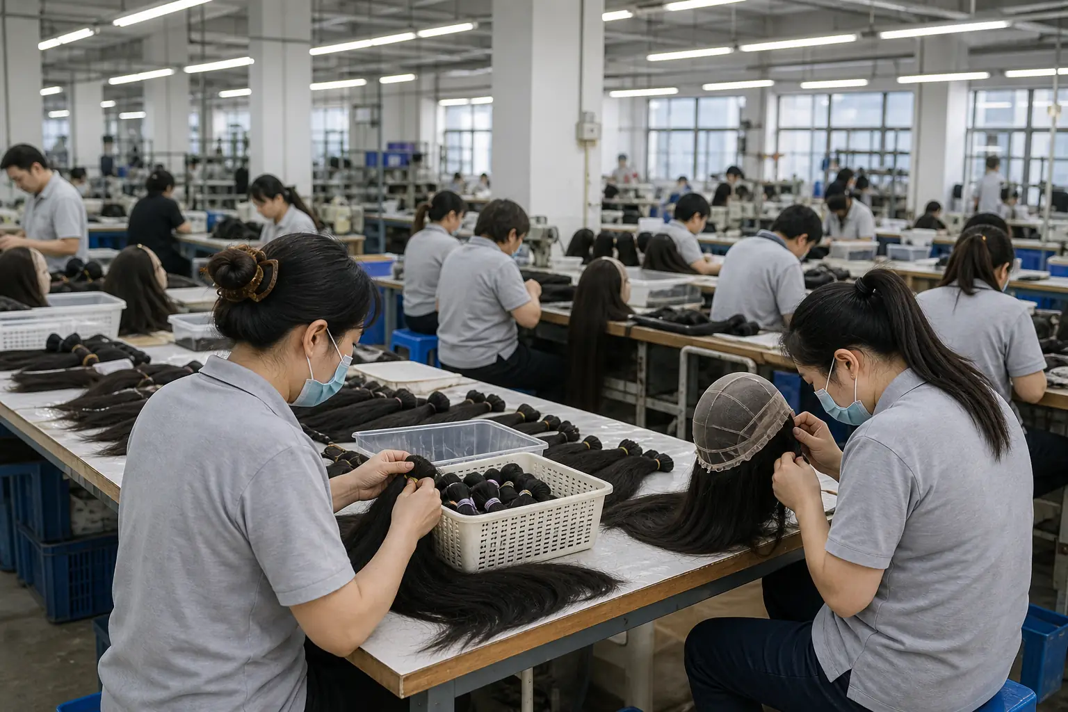 Factory visit atmosphere