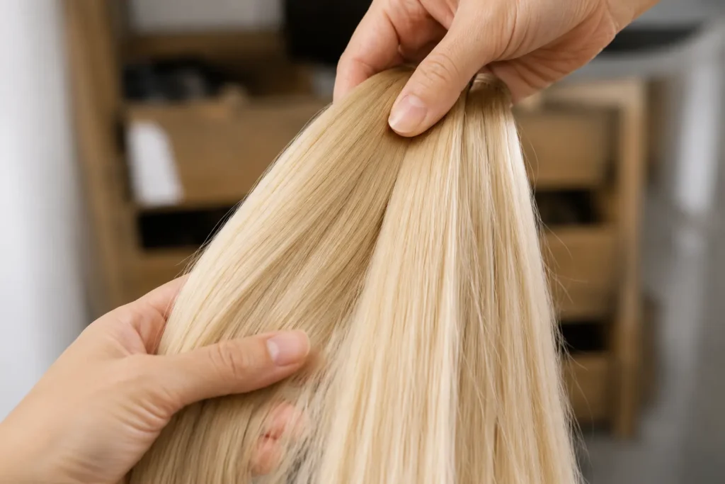 Human hair sample quality checking