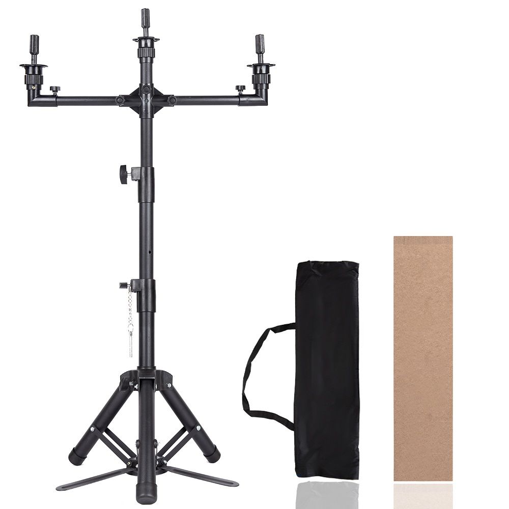 Foldable Floor Wig Stand Tripod