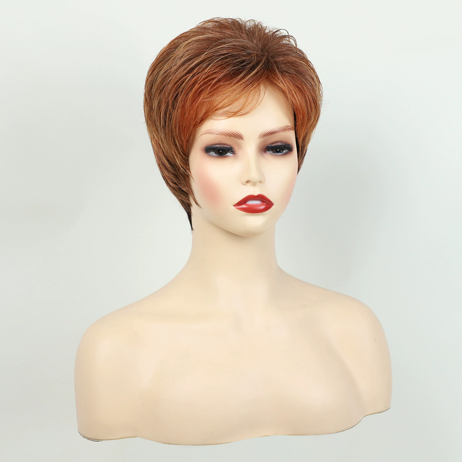 Auburn Textured Pixie Synthetic Wig - additional supplier reference view 1