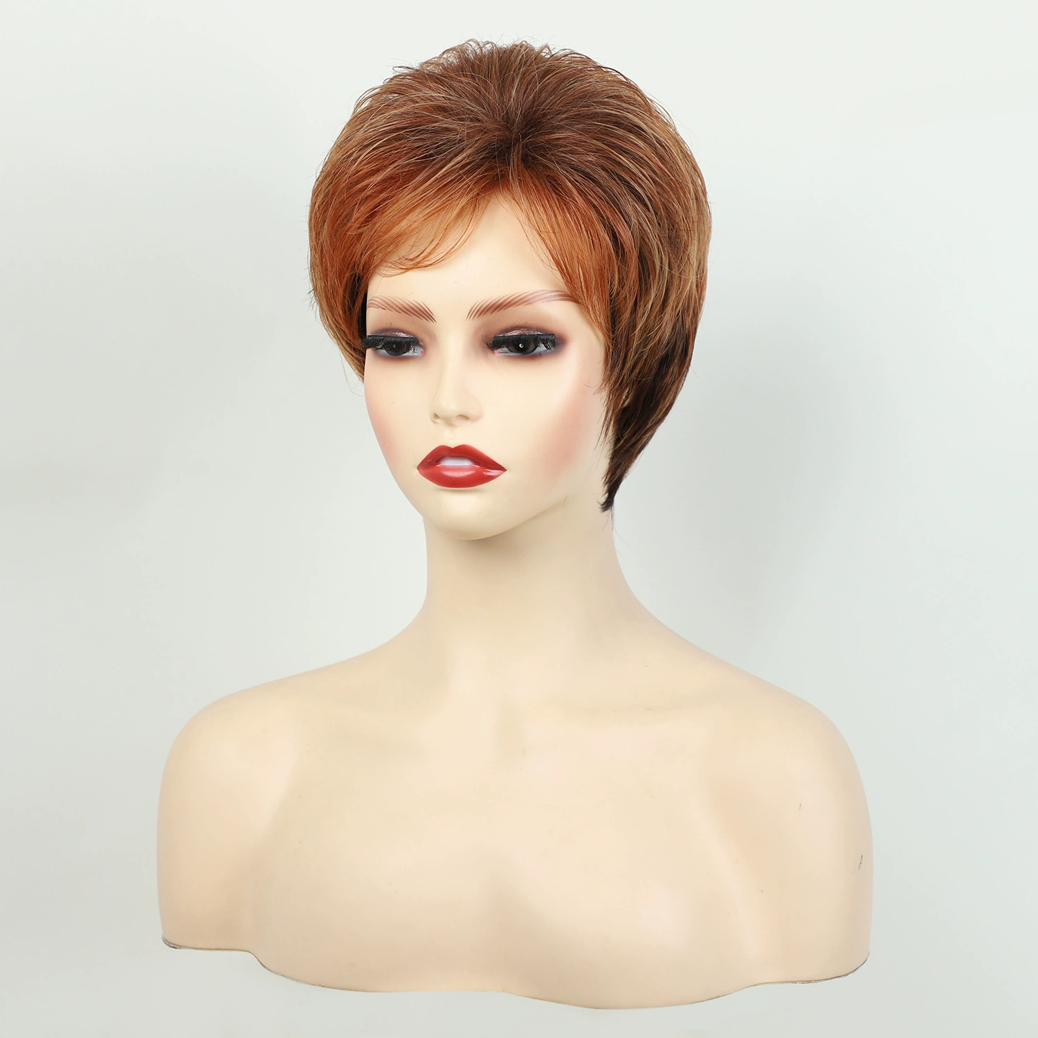 Auburn Textured Pixie Synthetic Wig - additional supplier reference view 2